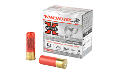 Ammunition Winchester Ammunition Xpert HI Velocity Steel 12Gauge WIN XPERT HV 12GA 2.75" #4 25/250